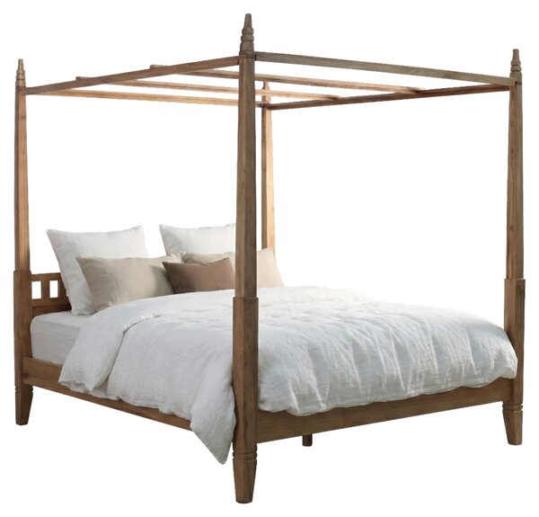POSTEL S NEBESY, 180/200 cm, barvy akácie MID.YOU - Online Only postele, Online Only