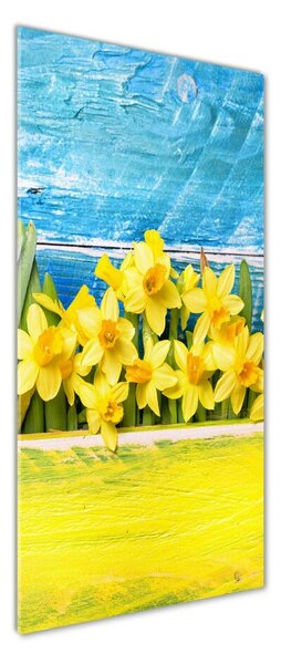 Vertikální Foto-obraz fotografie na skle Narcisy osv-79578673
