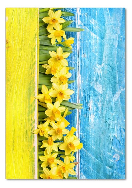 Vertikální Foto-obraz fotografie na skle Narcisy osv-79578673