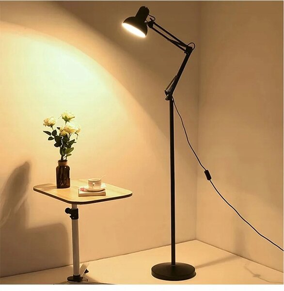 Stojací lampa Masterled LENA E27 60 W černá