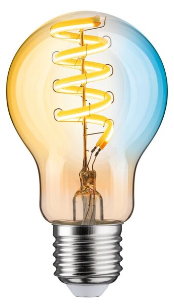 P 29155 Filament 230V Smart Home Zigbee 3.0 LED žárovka E27 7,5W měnitelná bílá stmívatelné zlatá - PAULMANN