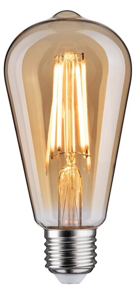 P 29188 1879 Filament 230V 3-krokové-stmívatelné LED žárovka Rustika E27 3 Step Dim 6W 1800K stmívatelné zlatá - PAULMANN