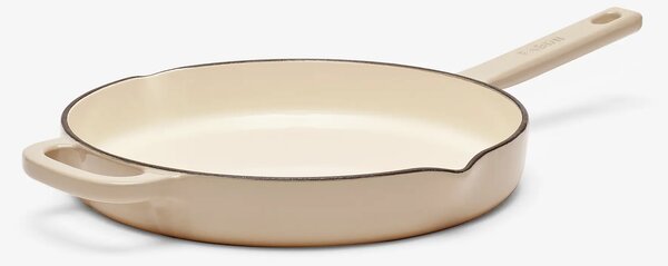 Fabini Smaltovaná litinová pánev bez poklice Ø 26 cm, krémová