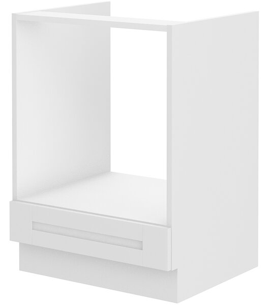 Dolní kuchyňská skříňka na troubu Lucid 60 D GAZ BB (bílá + bílá). 1041031