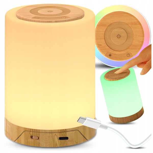 Noční lampa ZeeTech bílá