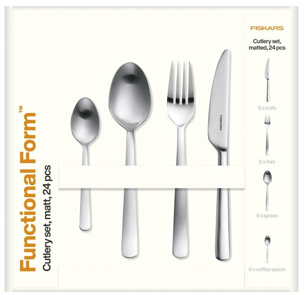 FISKARS Sada příborů Functional Form 24 ks MATNÉ 1071624