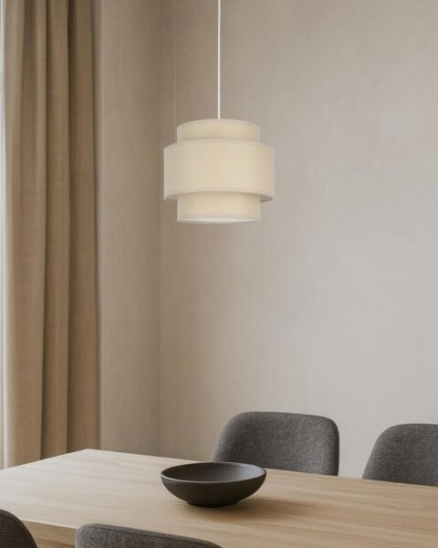 Brilagi - Lustr na lanku RESNA 1xE27/60W/230V pr. 20 cm béžová