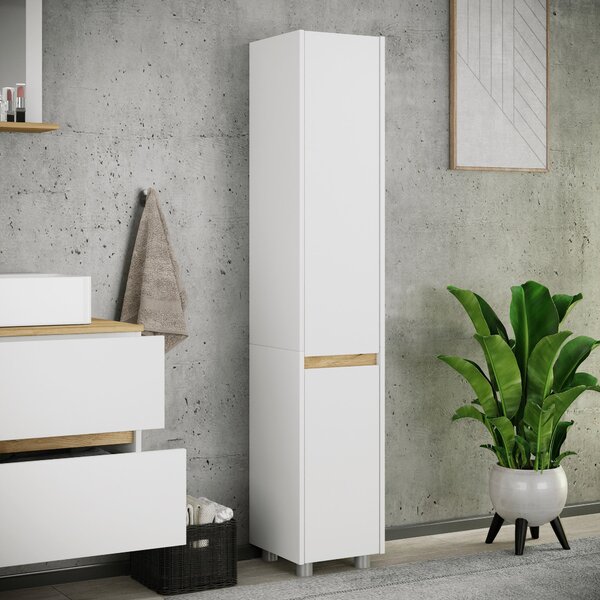 VYSOKÁ SKŘÍŇ, bílá, 30/165/33 cm MID.YOU - Koupelnové skříňky vysoké, Online Only
