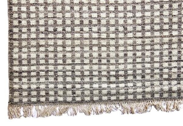 Diamond Carpets India, Ručně vázaný kusový koberec Check DESP HL49, 120x170, šedá, ložnice