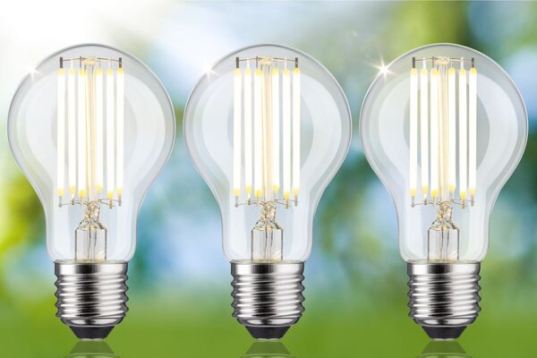 P 29220 Eco-Line Filament 230V LED žárovka E27 3ks-sada 5W 3000K čirá - PAULMANN