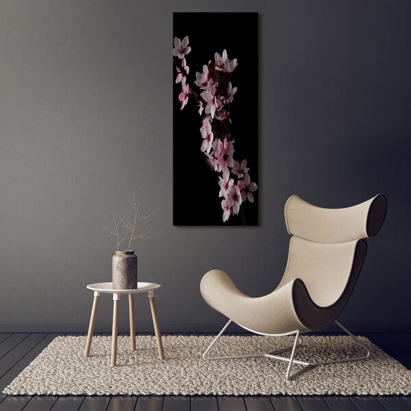 Vertikální Foto obraz canvas Květy višně ocv-80647628