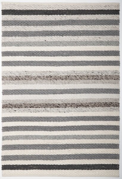 Diamond Carpets koberce Ručně vázaný kusový koberec MCK Strop DE 2263 Pastel Brown Mix ROZMĚR: 80x150
