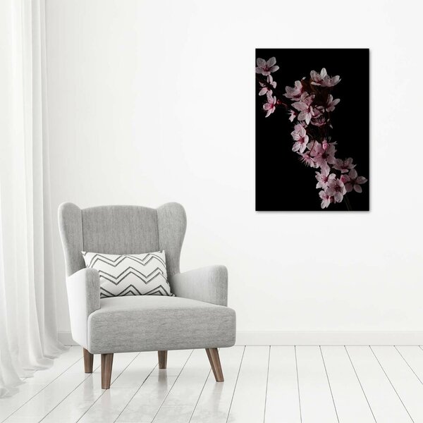 Vertikální Foto obraz canvas Květy višně ocv-80647628