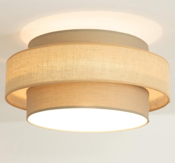 Brilagi - Stropní svítidlo RESNA 1xE27/60W/230V pr. 40 cm hnědá/béžová