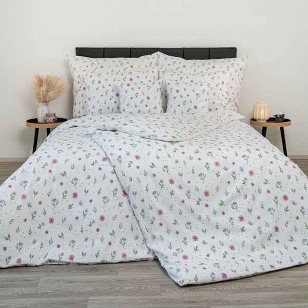 Kvalitex Ložní krepové povlečení Letní louka 1x 140/220, 1x 70/90cm