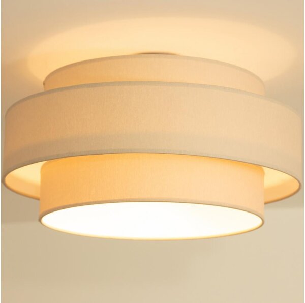 Brilagi - Stropní svítidlo RESNA 1xE27/60W/230V pr. 40 cm béžová