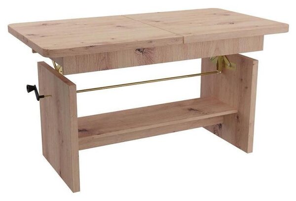 Rozkládací konferenční stolek VELYR - dub artisan