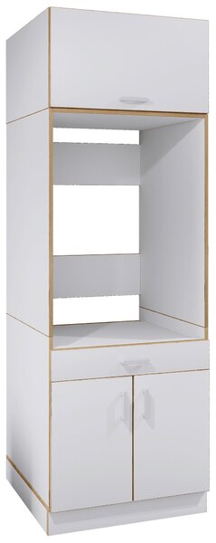 SKŘÍŇKA NAD PRAČKU, bílá, medový dub MID.YOU - Koupelnové regály, Online Only