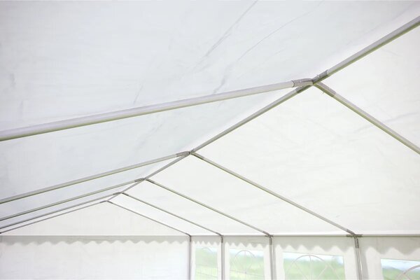 Párty stan 5x8 m STANDARD - ohnivzdorný barva Červeno-bílá