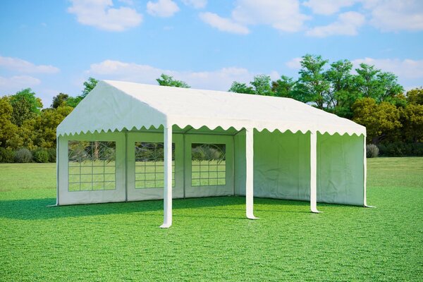 Párty stan 5x6 m STANDARD - ohnivzdorný barva Bílá