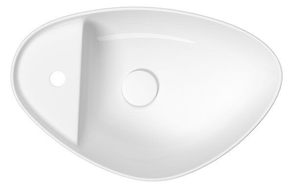 Cersanit Moduo umyvadlo 55x35.5 cm na pult bílá lesk K116-155