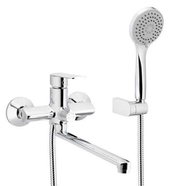 KFA Armatura Agat vanová baterie na stěnu chrom 4428-715-00