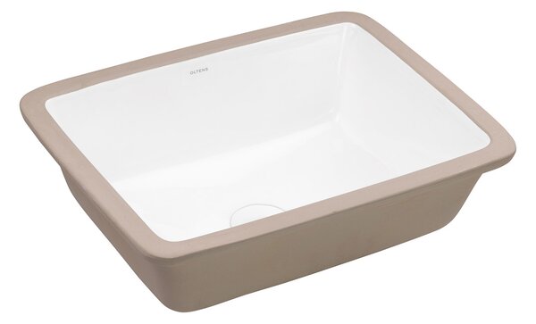 Oltens Drammen umyvadlo 48x36.5 cm obdélníkový pod pult bílá 40106000