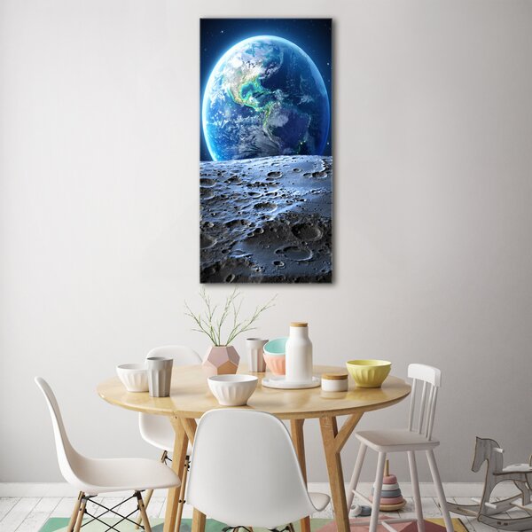 Vertikální Foto obraz fotografie na skle Planeta Země osv-81307374