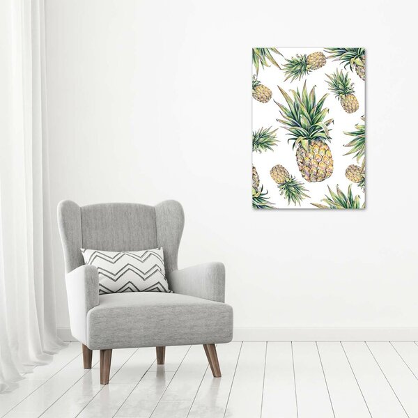 Vertikální Moderní obraz canvas na rámu Ananasy ocv-81401502