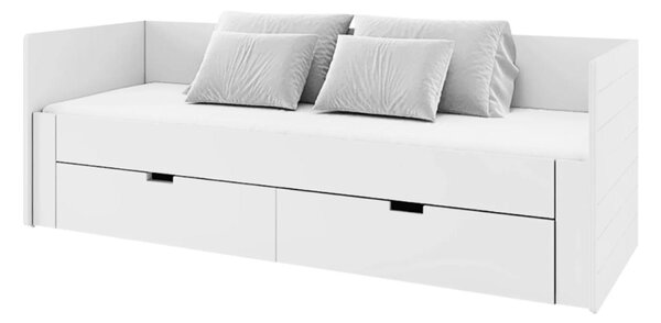Jednolůžková postel 90 cm Anatomy (bílá) (s roštem)