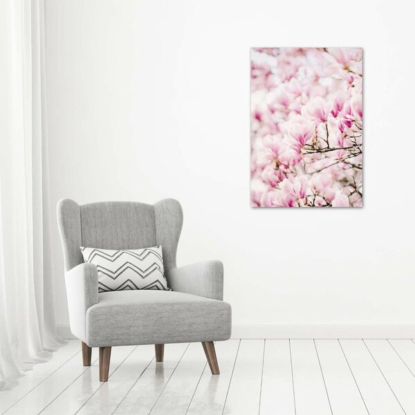 Vertikální Foto obraz na plátně Květy magnolie ocv-81680689