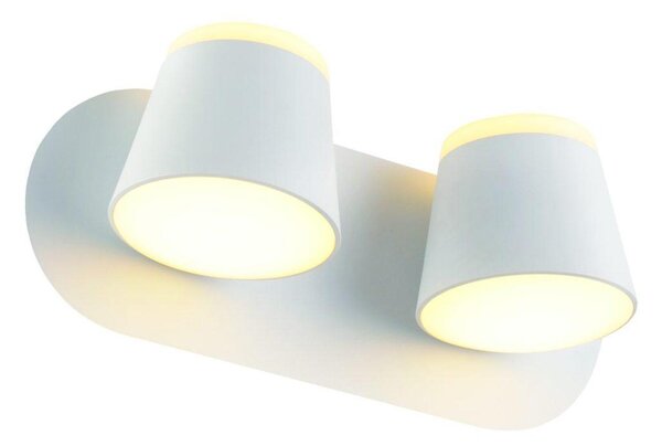 ACA Lighting nástěnné svítidlo LUCIDO LED 16W 3000K 1280lm bílá kov 27x12x11cm V83LEDW27WH