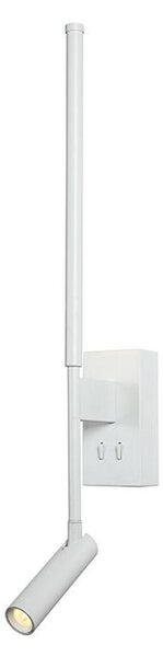ACA Lighting nástěnné svítidlo LED 5W + COB 3W 700lm 3000K IP20 bílá hliník + akryl HM616LEDWWH