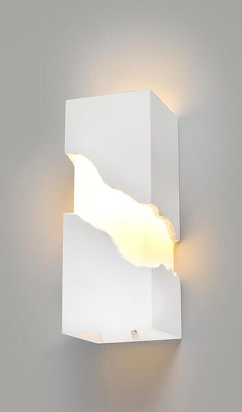 ACA Lighting sádrové nástěnné svítidlo MARI natural 1xE14 G2279W