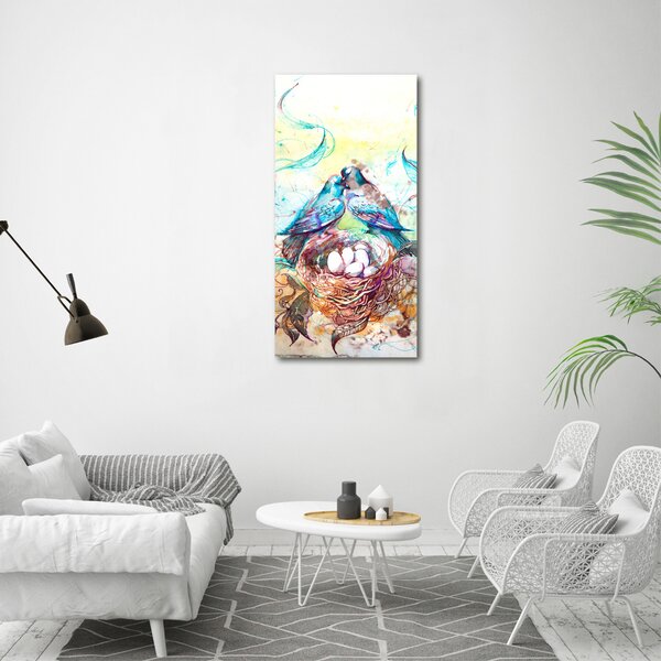 Vertikální Moderní obraz canvas na rámu Rodina ocv-81733326