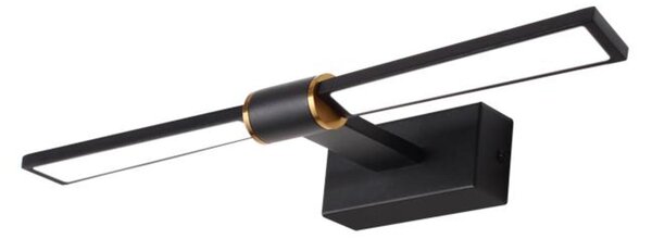 ACA Lighting nástěnné svítidlo PAPIGION LED 8W 520lm 3000K černá hliník 410mm PN1403LEDW41BK
