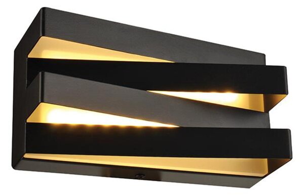 ACA Lighting nástěnné svítidlo MILANO LED 12W 3000K 960lm černý kov 20x11x9cm V80LEDW20BK