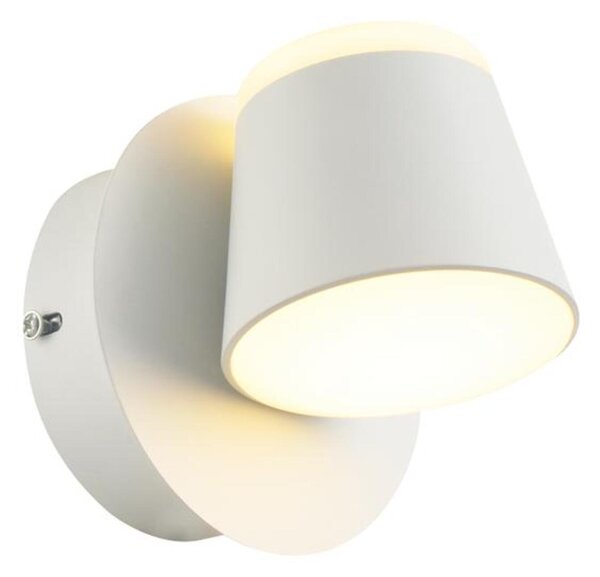ACA Lighting nástěnné svítidlo LUCIDO LED 8W 3000K 640lm bílý kov 12x12x13cm V83LEDW13WH