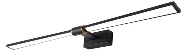 ACA Lighting nástěnné svítidlo PAPIGION LED 18W 1170lm 3000K černá hliník 810mm PN1403LEDW81BK