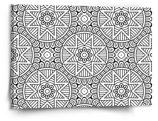 Sablio Obraz Hvězdy mehendi - 150x110 cm