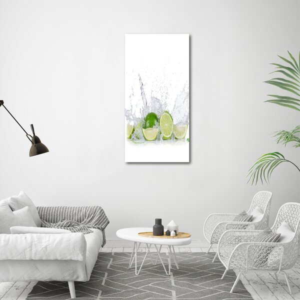 Vertikální Moderní obraz canvas na rámu Limetka ocv-82343723