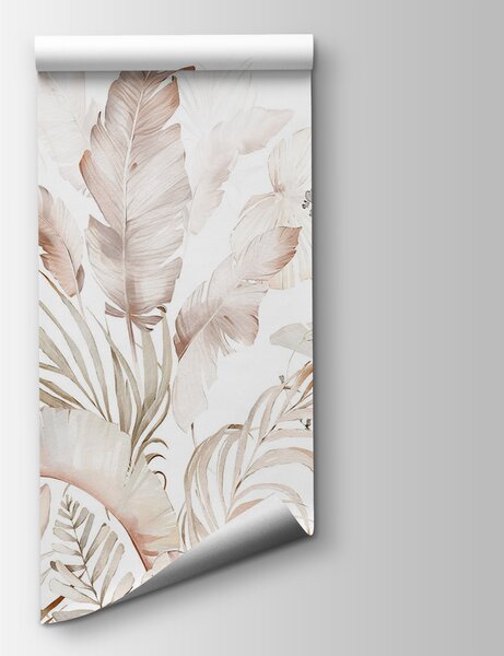Fototapeta Elegantní botanické prvky v jemných odstínech, Lesní fototapety, Populární fototapety, u93967 - Tapeko.co.cz