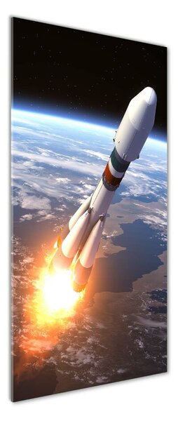 Vertikální Fotoobraz na skle Vesmírná raketa osv-82396633