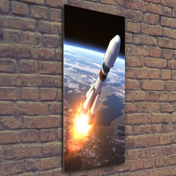Vertikální Fotoobraz na skle Vesmírná raketa osv-82396633