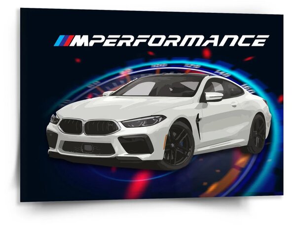 Sablio Obraz MPERFORMANCE Tachometr - 150x110 cm