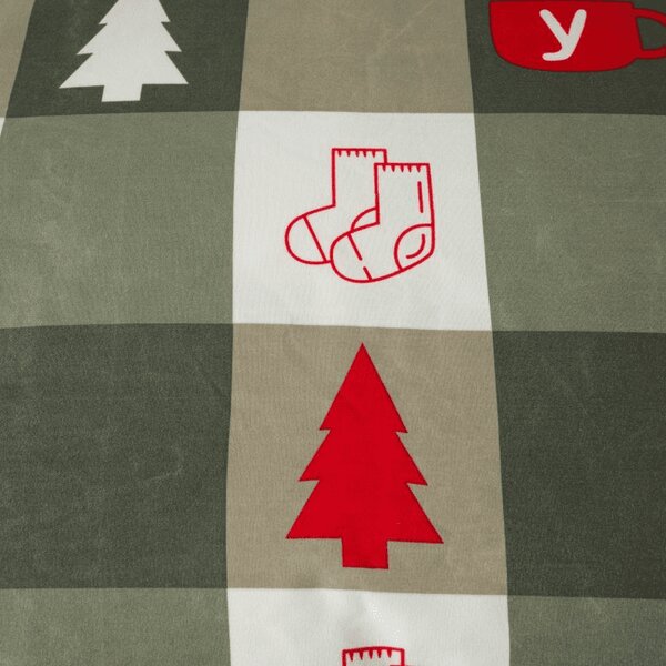 Povlečení z mikrovlákna CHRISTMAS SOCKS zelené Rozměr povlečení: 70 x 90 cm | 140 x 220 cm
