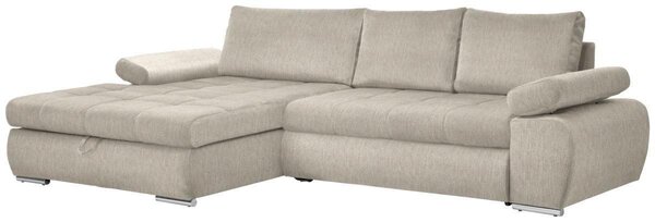 ROHOVÁ SEDAČKA, textil, béžová Carryhome - Sedací soupravy
