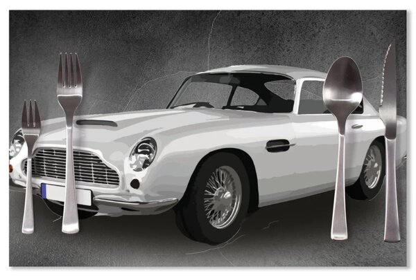 Sablio Prostírání Aston Martin Tmavé pozadí: 40x30cm