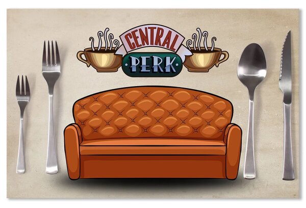 Sablio Prostírání Seriál přátelé CENTRAL PERK Gauč: 40x30cm