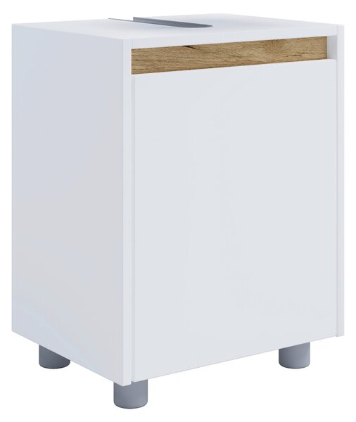 SKŘÍŇKA POD UMYVADLO, bílá, medový dub, bílá, 42/55/33 cm MID.YOU - Koupelnové série, Online Only